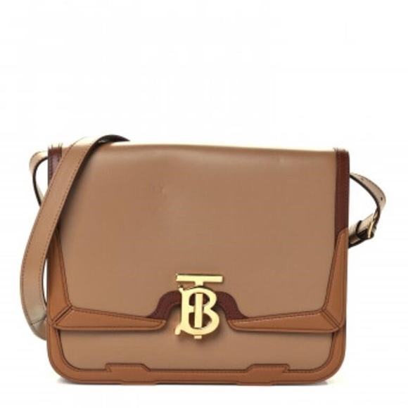 Burberry Handbags - 🔥OVER 3K RETAIL!! 🔥Large Burberry Monogram TB Crossbody Handbag in Camel🔥